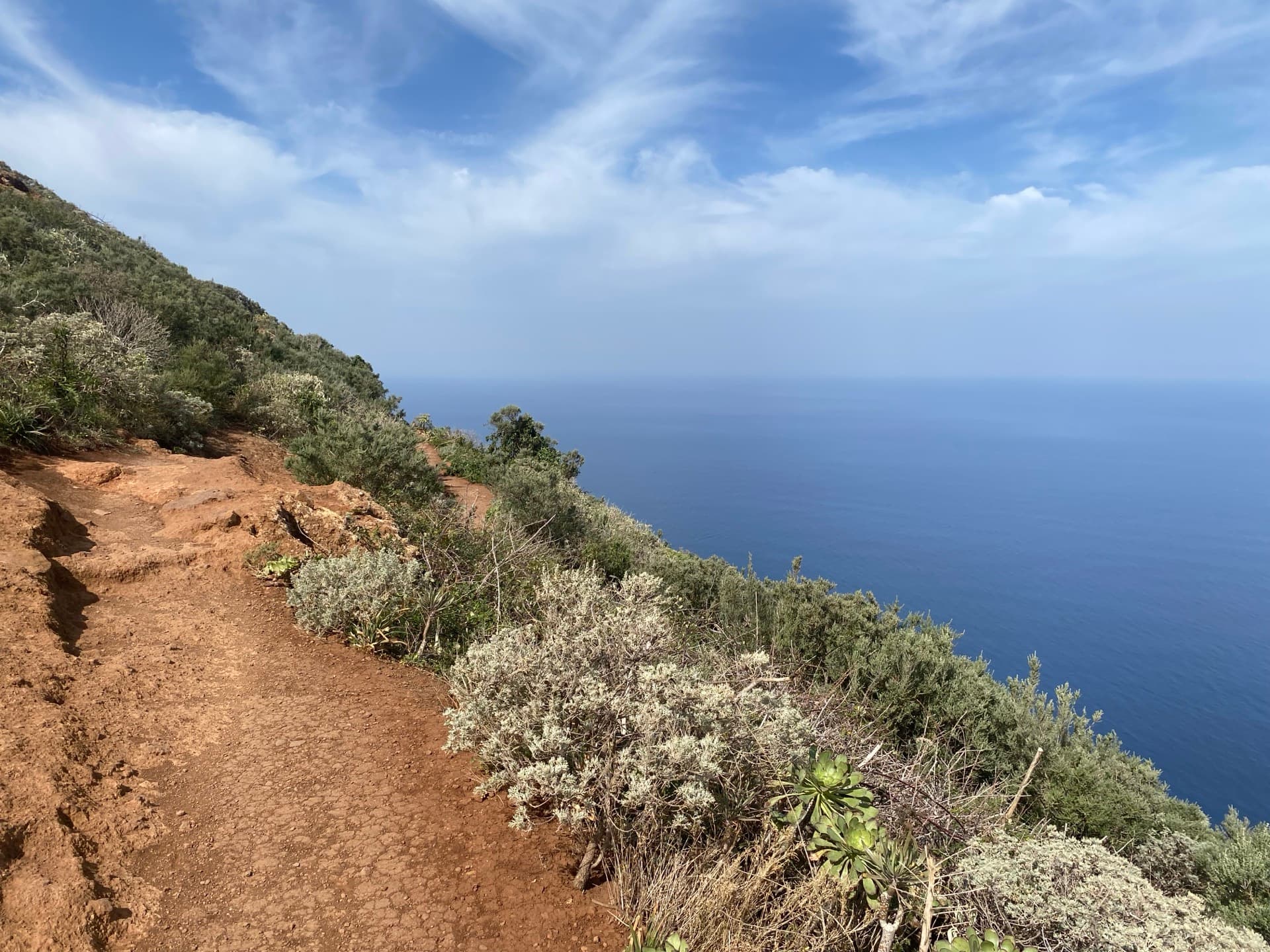 Sendero sobre el Atlántico, Tenerife